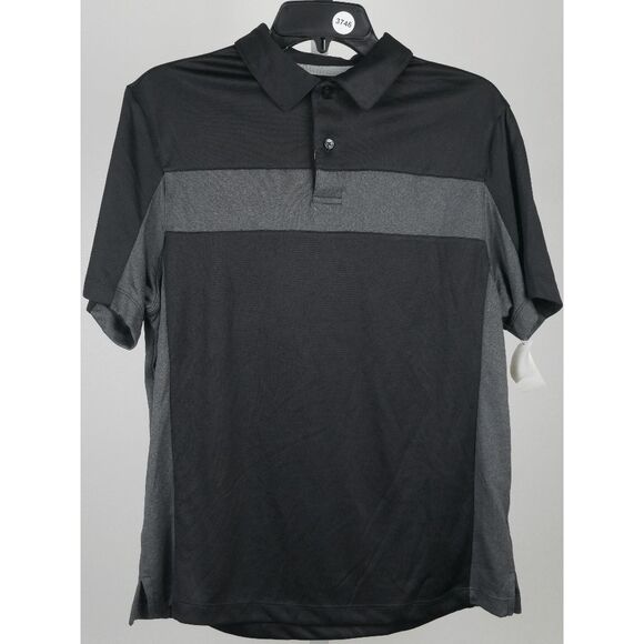 Van Heusen Performance Men's Regular Fit Short Sleeve Polo Shirt UPF 20 - Picture 2 of 8